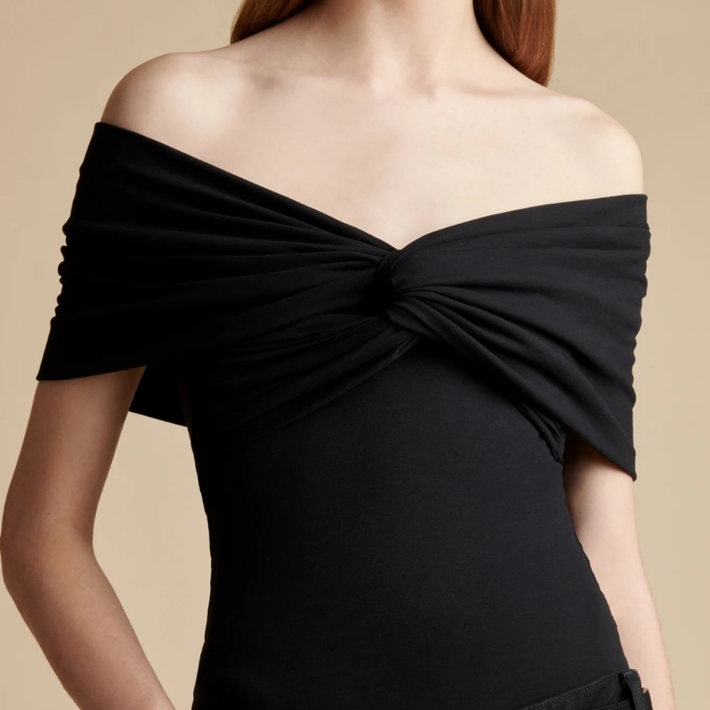 Khaite - The Cerise Bodysuit in Black